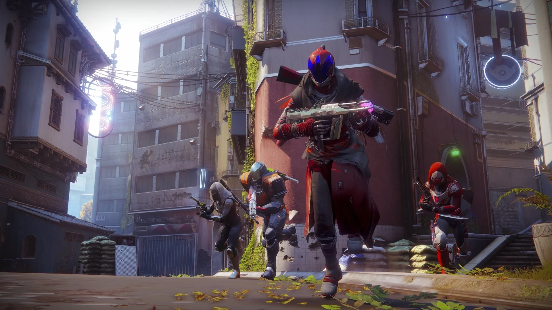 Destiny 2 Guardians fighting in the Crucible