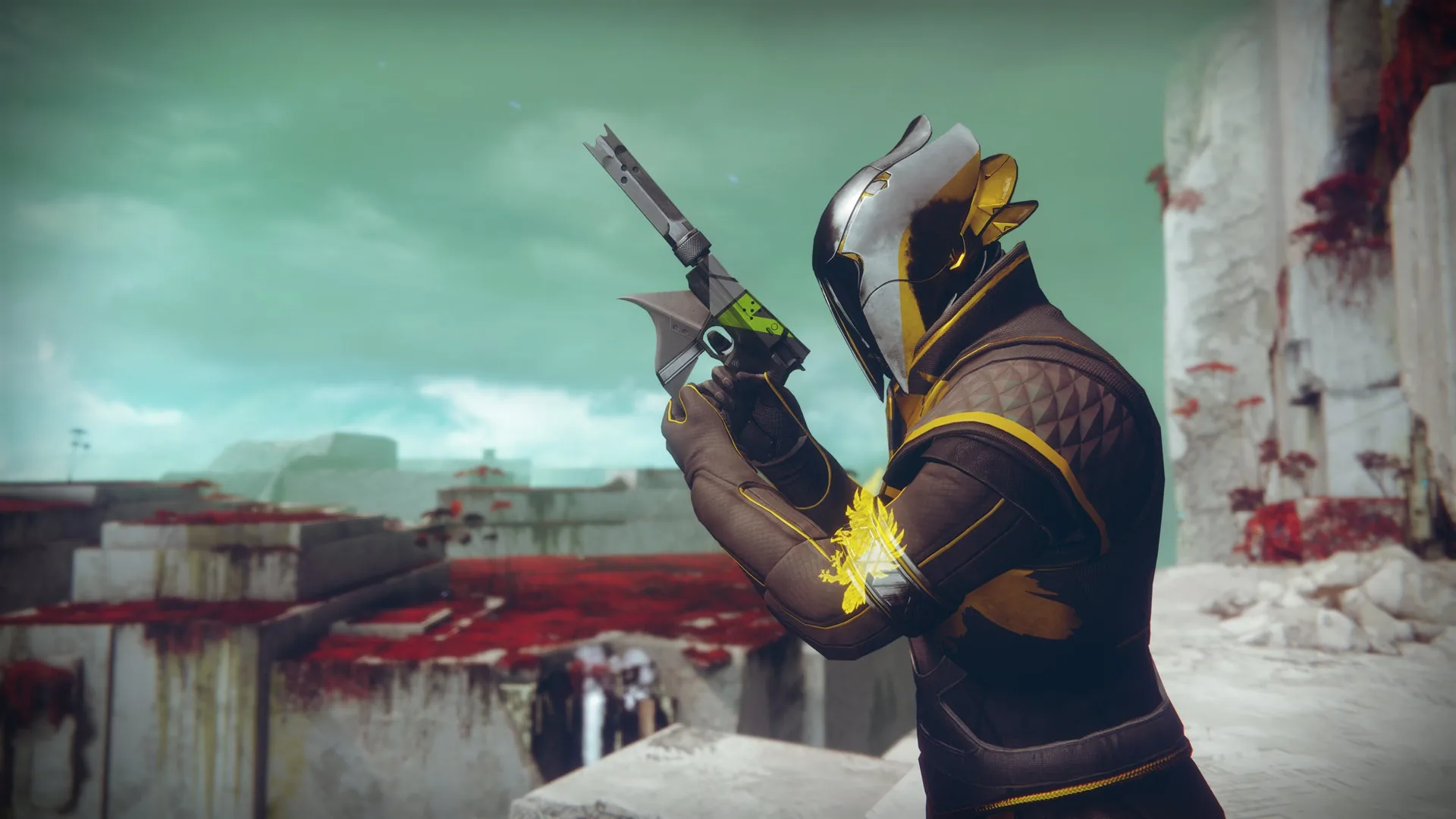 Destiny 2 Warlock in exotic armor
