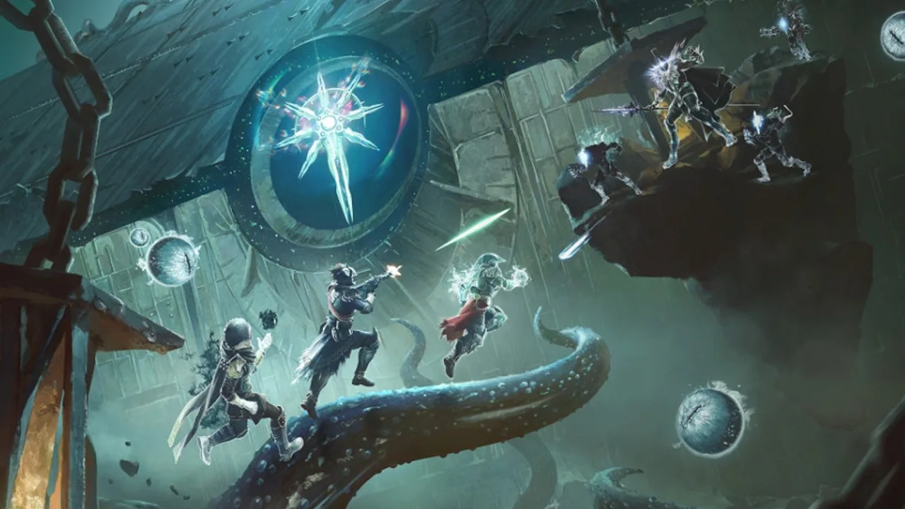 Destiny 2 Crucible lane fight in the Last City