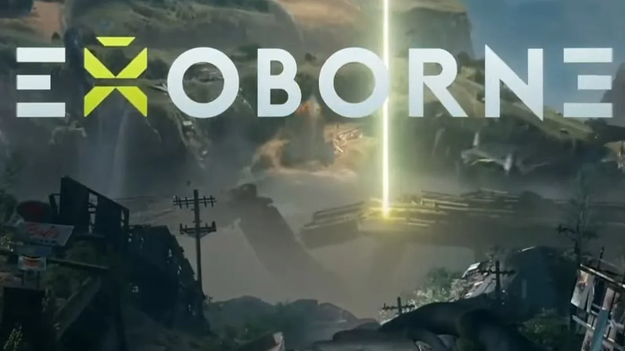 Exoborne suit drop into an extraction zone